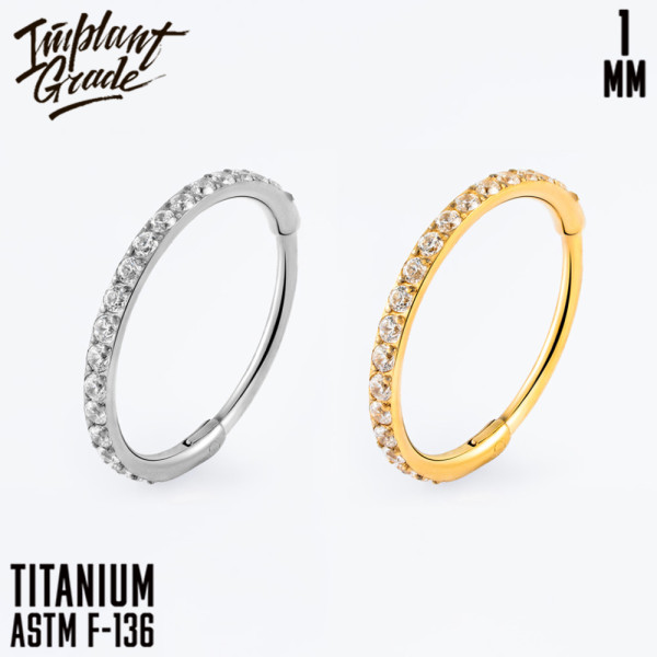 Кольцо-кликер Insight 1 мм (18 G) 