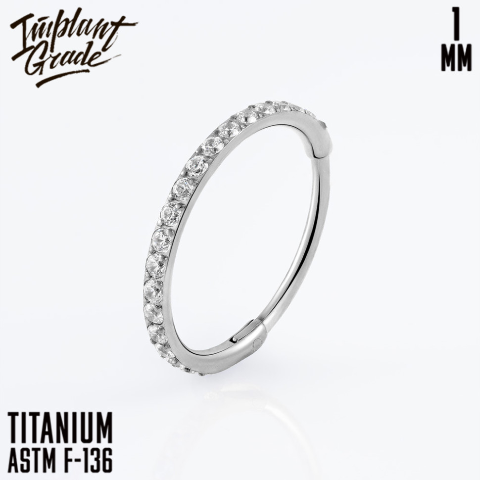 Кольцо-кликер Insight 1 мм (18 G) 