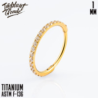 Кольцо-кликер Insight 1 мм (18 G) 