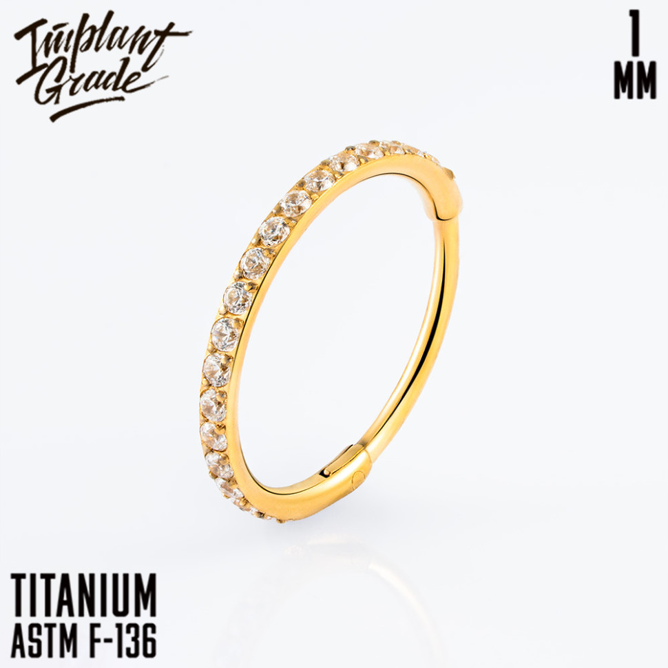 Кольцо-кликер Insight 1 мм (18 G) 