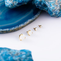 Накрутка Фианит White Opal 1.2 мм