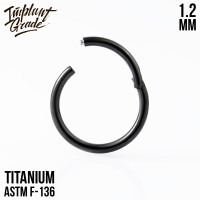 Кольцо-кликер Black 1.2 мм (16 G)