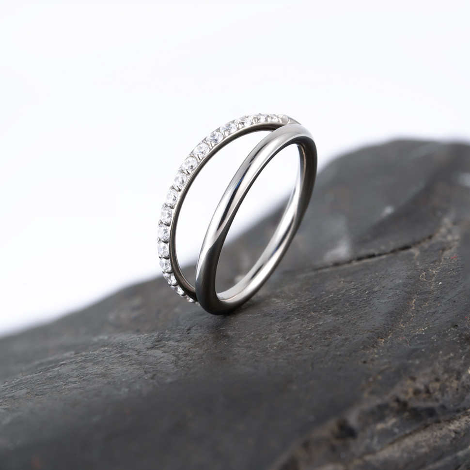 Кольцо-кликер Half Smile 1.2 мм (16 G)