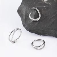 Кольцо-кликер Half Smile 1.2 мм (16 G)