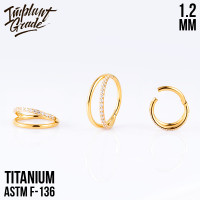 Кольцо-кликер Half Smile 1.2 мм (16 G)