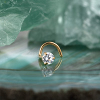 Нострил с кристаллом 3 лапки