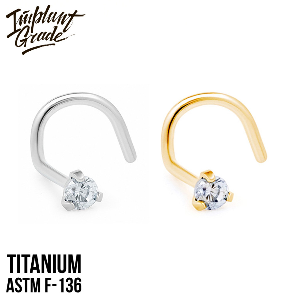 Нострил с кристаллом 3 лапки