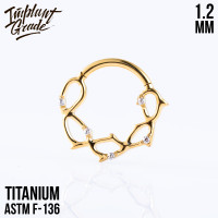 Кольцо-кликер Thorn 1.2 мм (16 G)