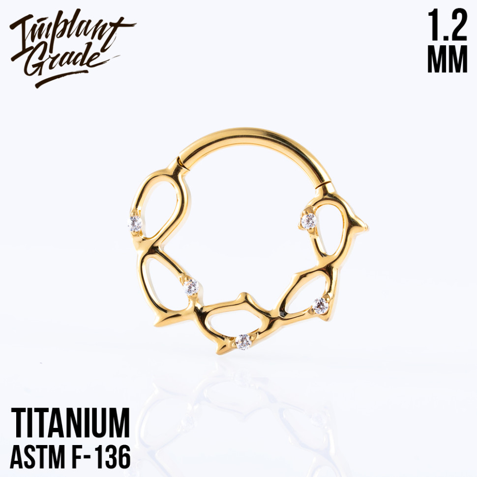 Кольцо-кликер Thorn 1.2 мм (16 G)