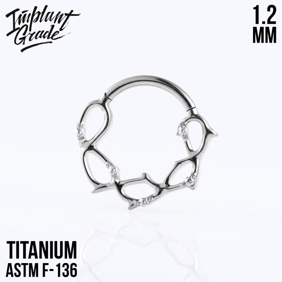 Кольцо-кликер Thorn 1.2 мм (16 G)