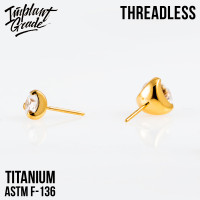 Топ Crystal Gold безрезьбовой в лапках