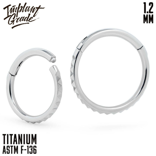 Кольцо-кликер Geometry 1.2 мм (16 G)