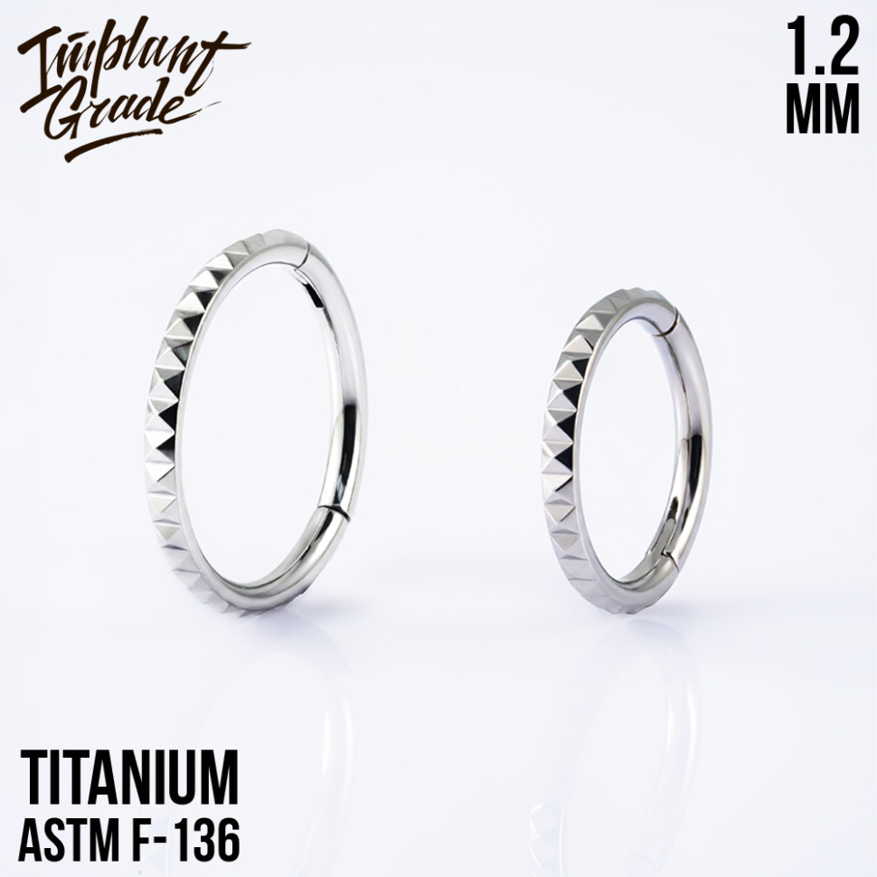 Кольцо-кликер Geometry 1.2 мм (16 G)