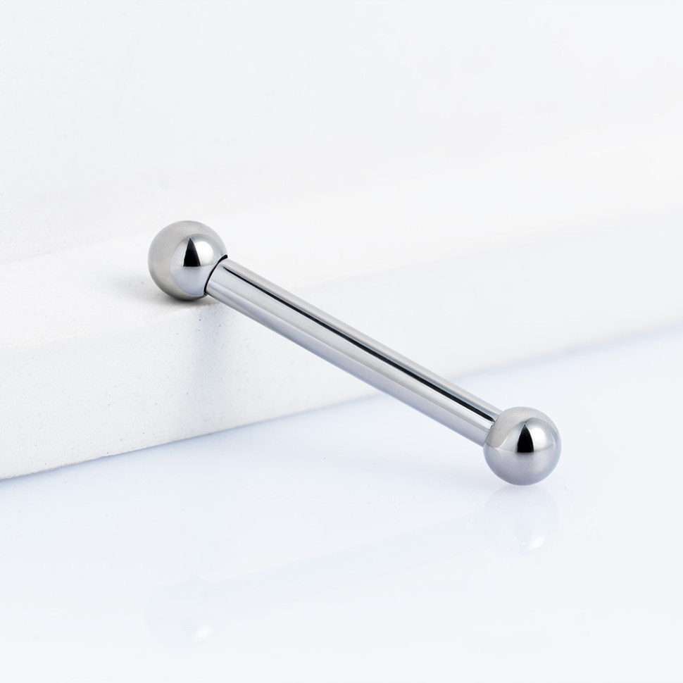 Штанга для пирсинга 1.6 мм (14 G) шар 3 мм