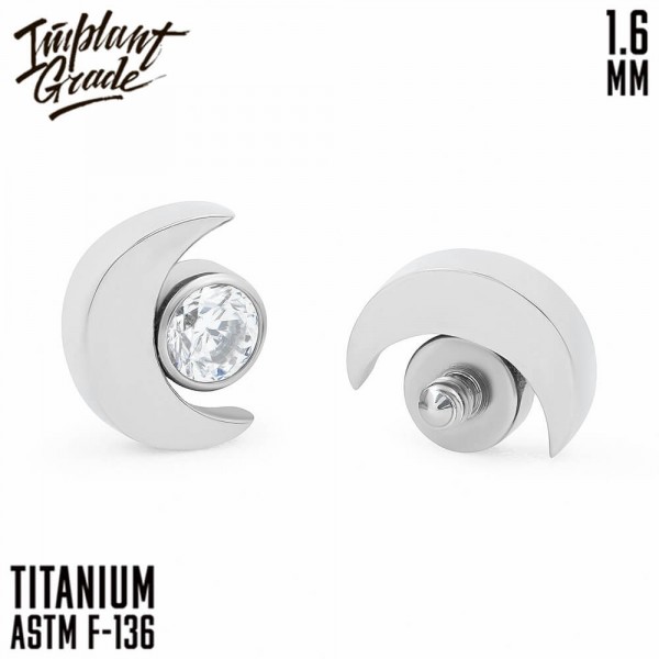 Накрутка Crescent Moon Crystal 1.6 мм