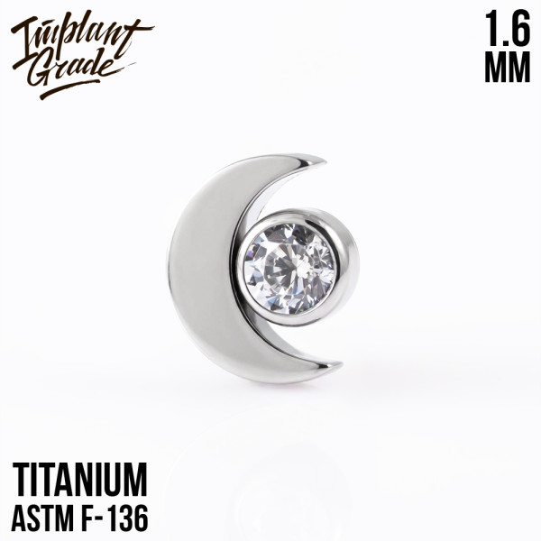 Накрутка Crescent Moon Crystal 1.6 мм