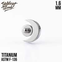 Накрутка Crescent Moon Crystal 1.6 мм