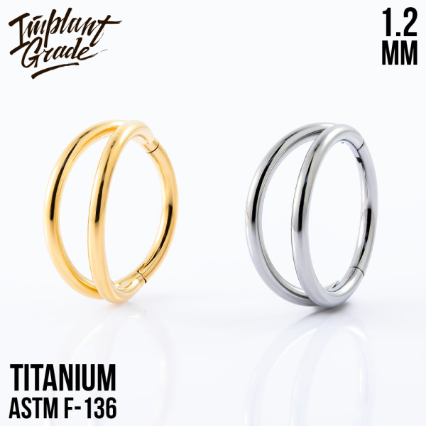 Кольцо-кликер Simple Smile 1.2 мм (16 G)