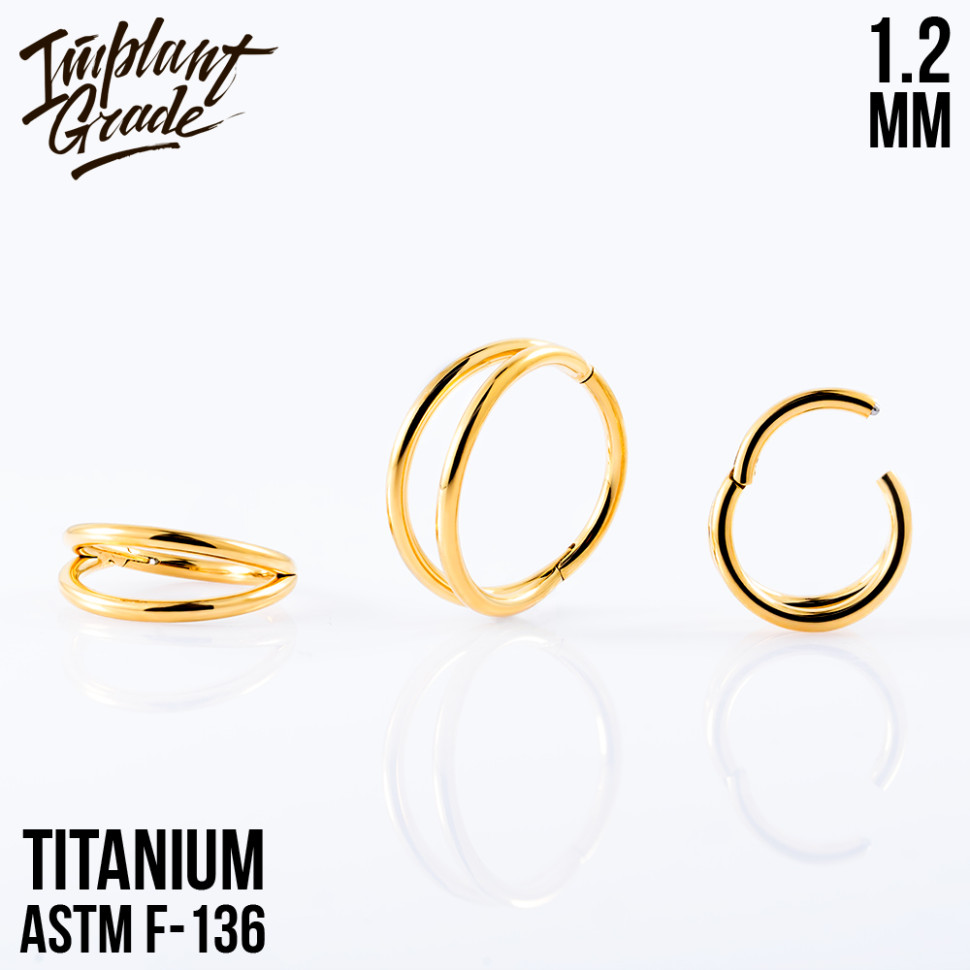 Кольцо-кликер Simple Smile 1.2 мм (16 G)