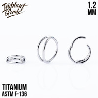 Кольцо-кликер Simple Smile 1.2 мм (16 G)