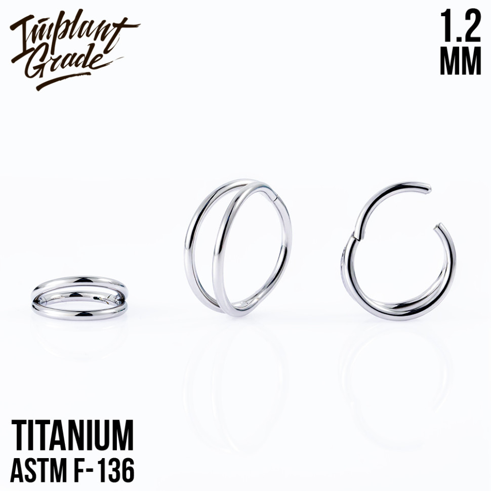 Кольцо-кликер Simple Smile 1.2 мм (16 G)