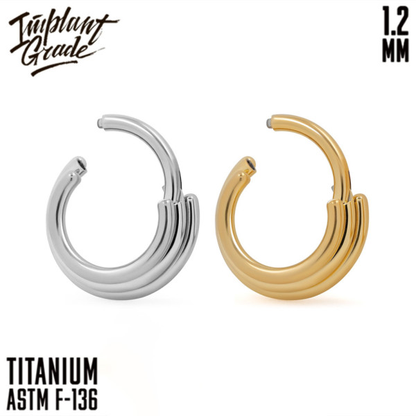 Кольцо-кликер Trio 1.2 мм (16 G)