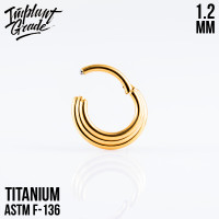 Кольцо-кликер Trio 1.2 мм (16 G)