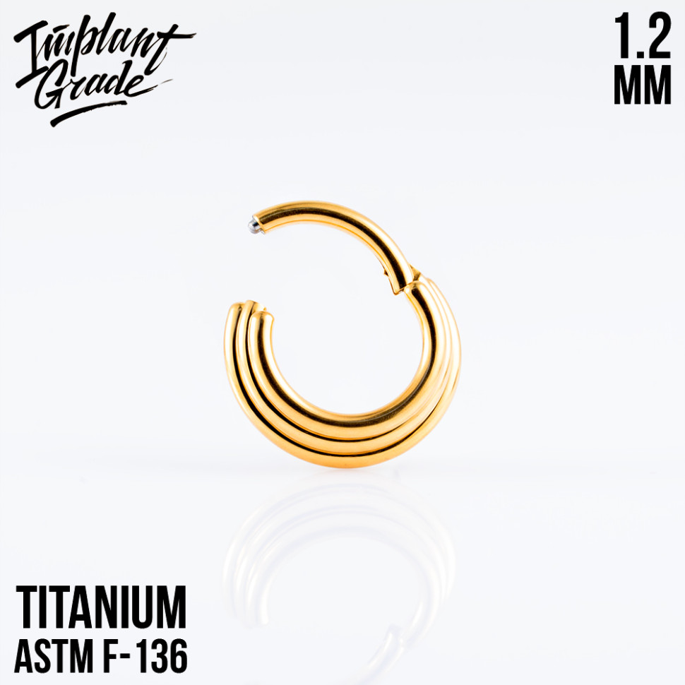 Кольцо-кликер Trio 1.2 мм (16 G)