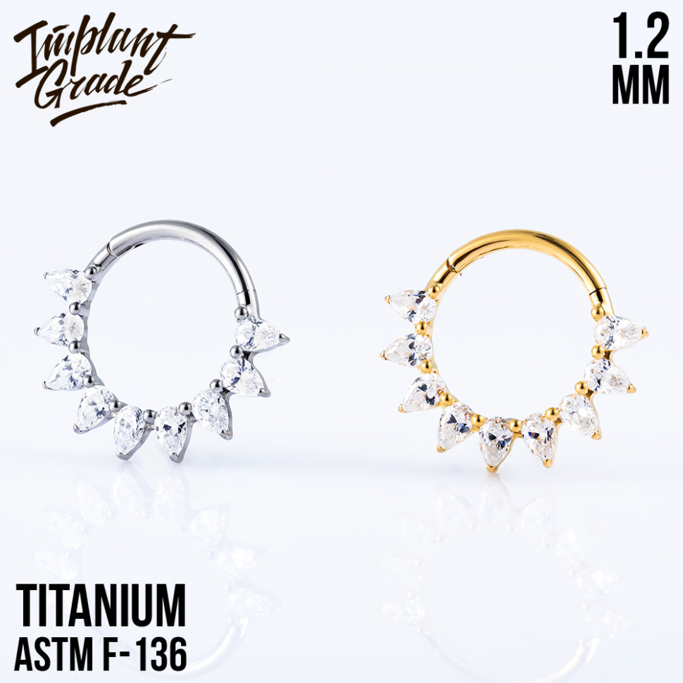 Кольцо-кликер May 1.2 мм (16 G)