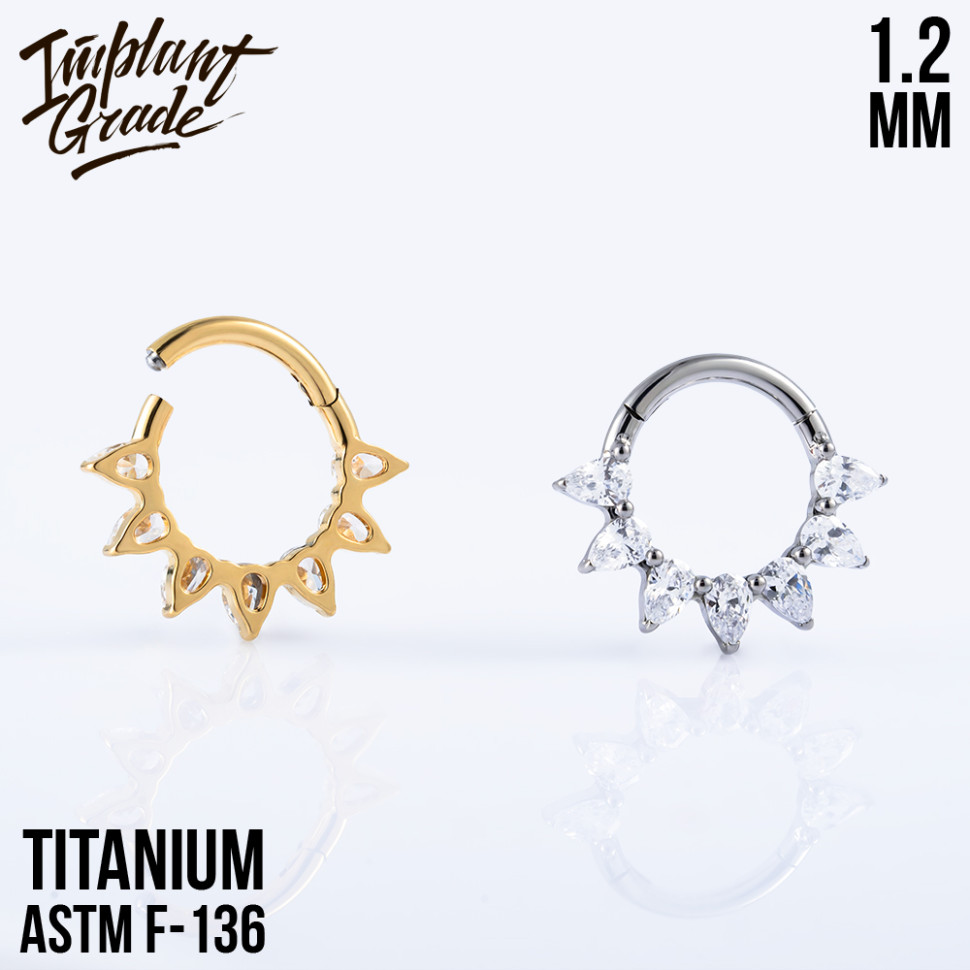 Кольцо-кликер May 1.2 мм (16 G)