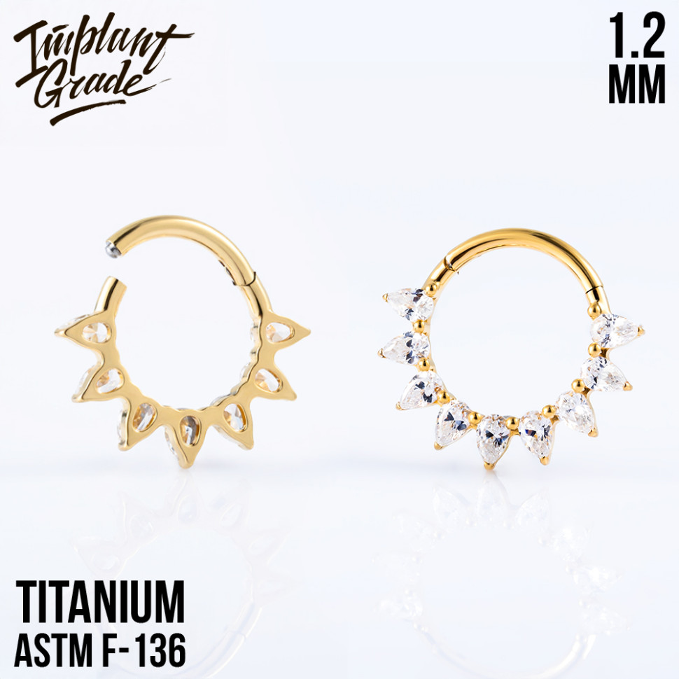 Кольцо-кликер May 1.2 мм (16 G)