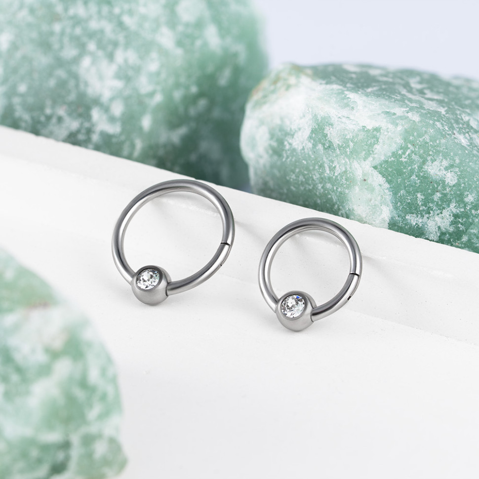 Кольцо-кликер Globe 1.2 мм (16 G)