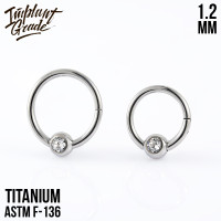 Кольцо-кликер Globe 1.2 мм (16 G)