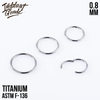 Кольцо-кликер 0.8 мм (20 G)