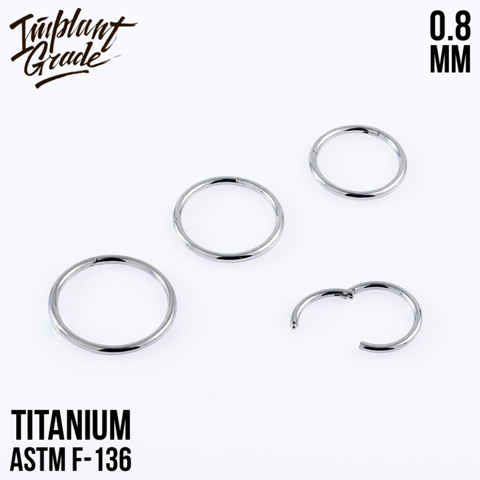 Кольцо-кликер 0.8 мм (20 G)